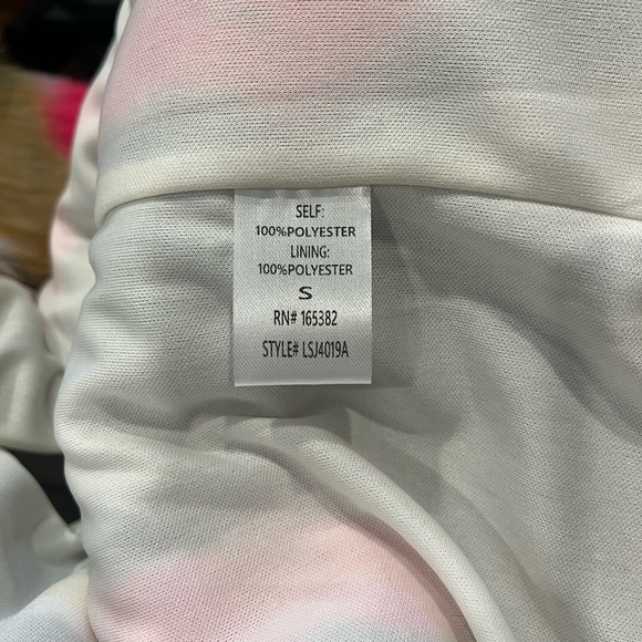 Luxy USA Multi Color Faux Fur Cropped Jacket, Size Small, EUC - Picture 7 of 8